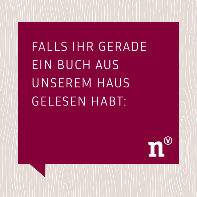 Welches Buch habt Ihr zuletzt aus unseren Verlag gelesen?
Hat es euch gefallen?

#neufeldverlag #rezensionen #buecherempfehlung